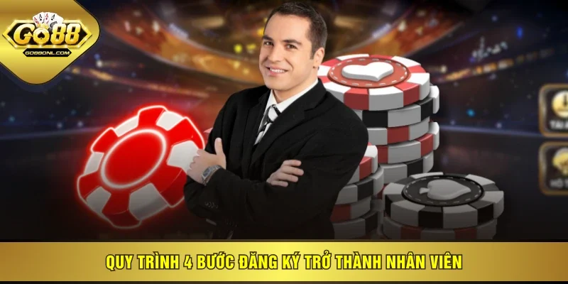 Quy trình 4 bước đăng ký trở thành nhân viên